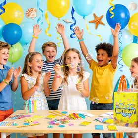 Vanblue bubble wands with stickers spark outdoor play and crafts.