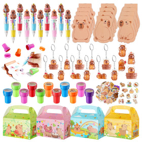 Vanblue Capybara gift boxes for party favors, ready-to-distribute keepsakes.
