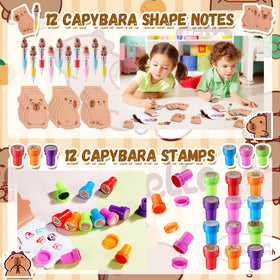 Vanblue Capybara stickers to decorate gifts and party corners.