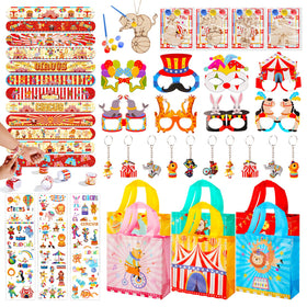 Vanblue carnival favors pack display for quick party planning and guest distribution.