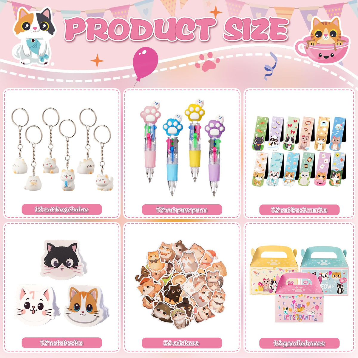 Vanblue cat bookmarks to inspire reading rewards