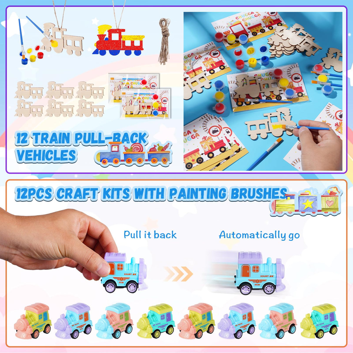Vanblue craft kits with painting brushes spark creative activities