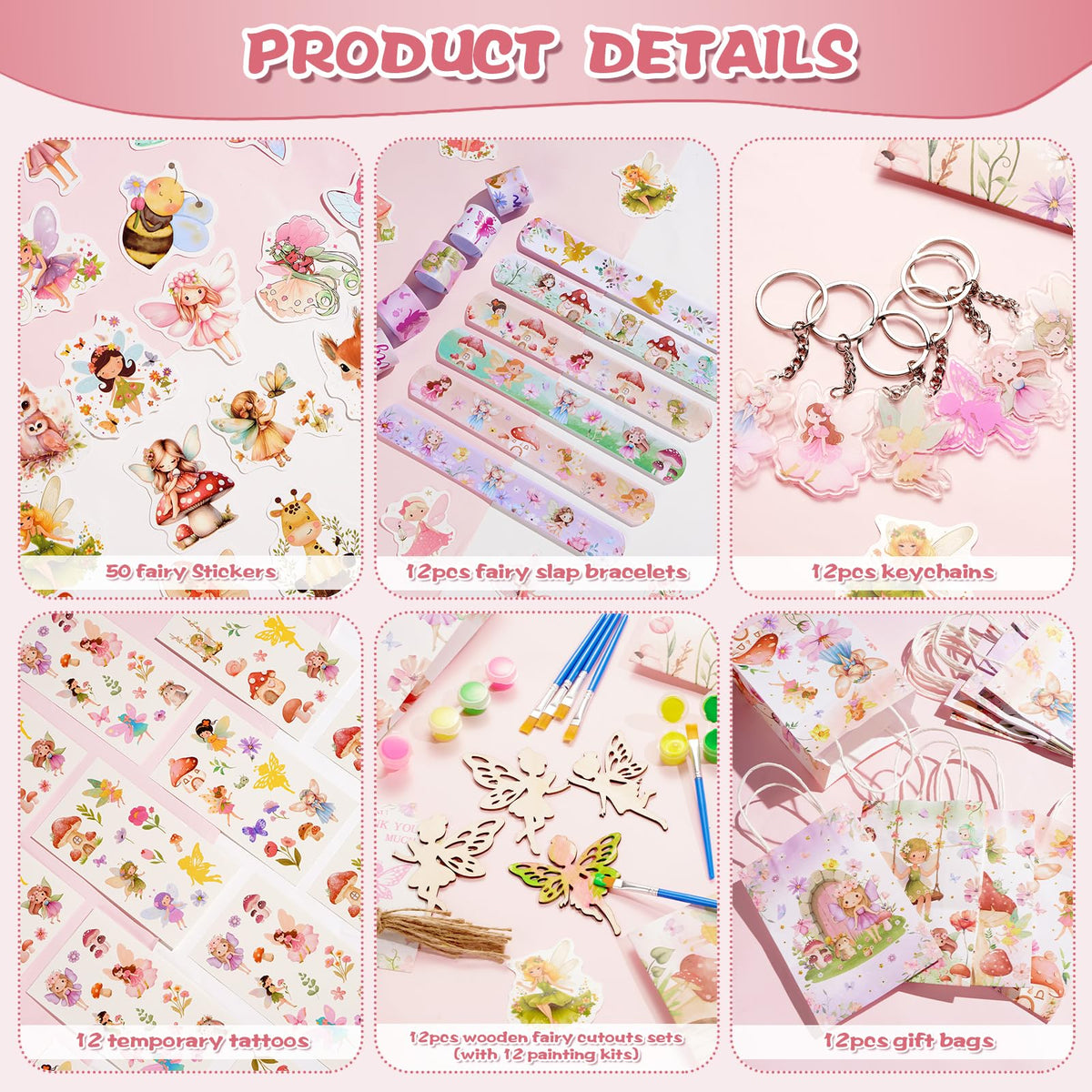 Vanblue fairy keychains are whimsical keepsakes for goody bags.
