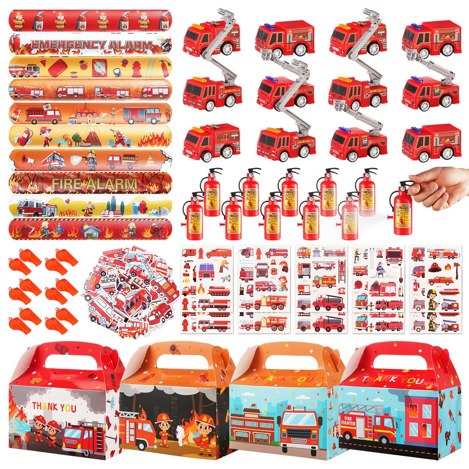 Vanblue firefighter slap bracelets for party favors and kid-friendly wearables.