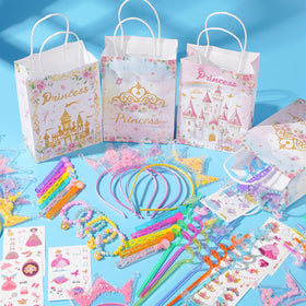 Vanblue gift bags add a cute touch to princess party loot and keepsakes.