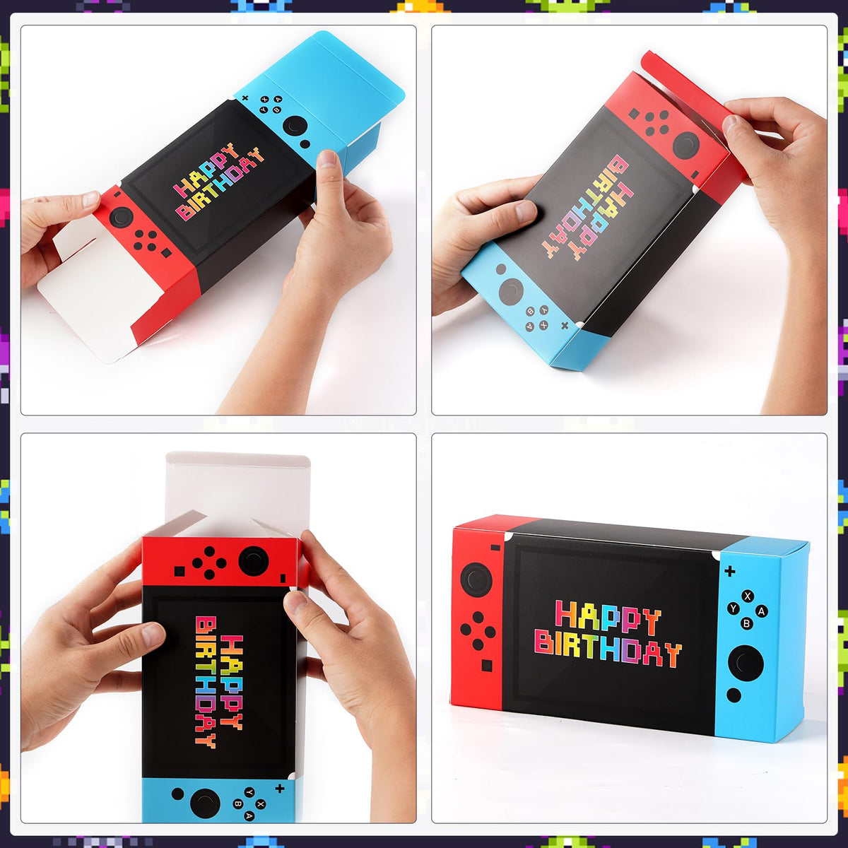 Vanblue glow-in-the-dark tattoos create lastingly fun accents during evening parties.