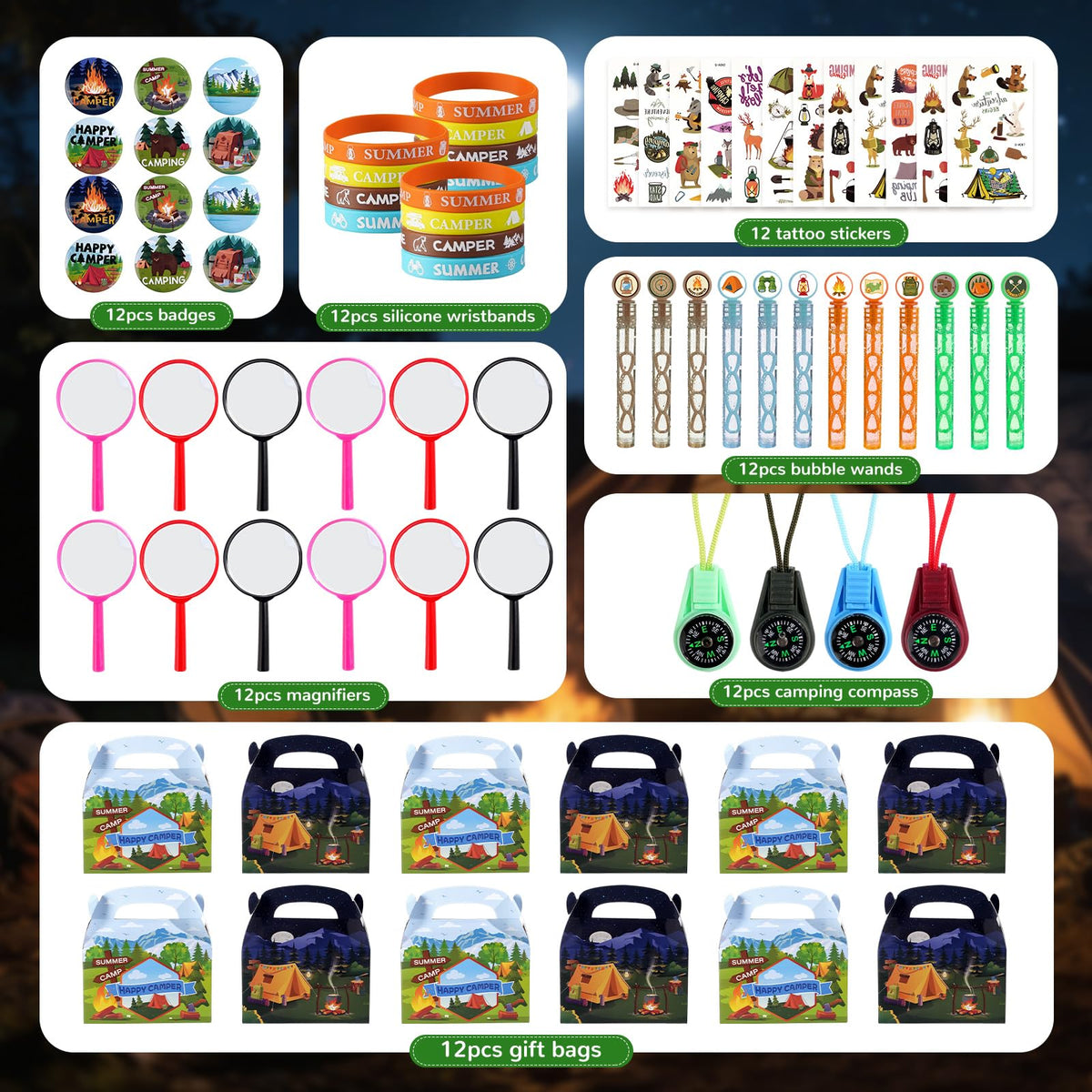 Vanblue colorful silicone wristbands add playful branding to party favors.