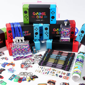 Vanblue slap bracelets add colorful interactive props for guests to wear.