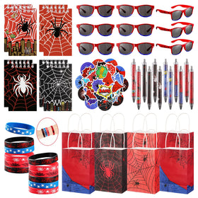 Vanblue spider glasses add superhero flair for kids' party looks.