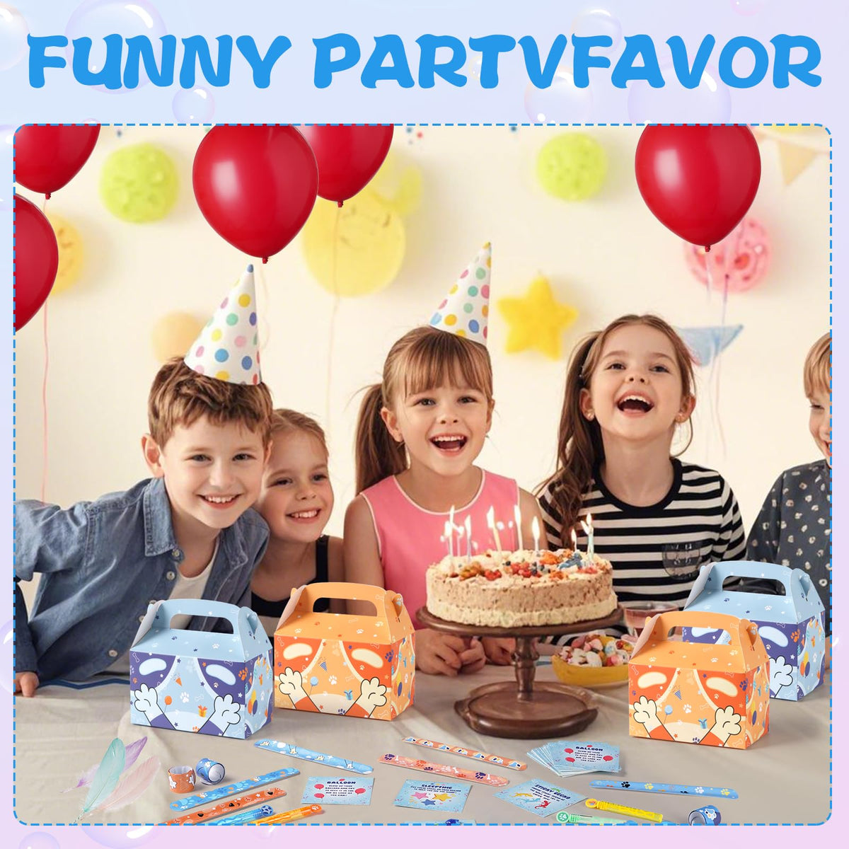 Vanblue sticky gecko favors spark curiosity at parties