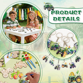 Vanblue tractor slap bracelets provide interactive wearable fun for guests.
