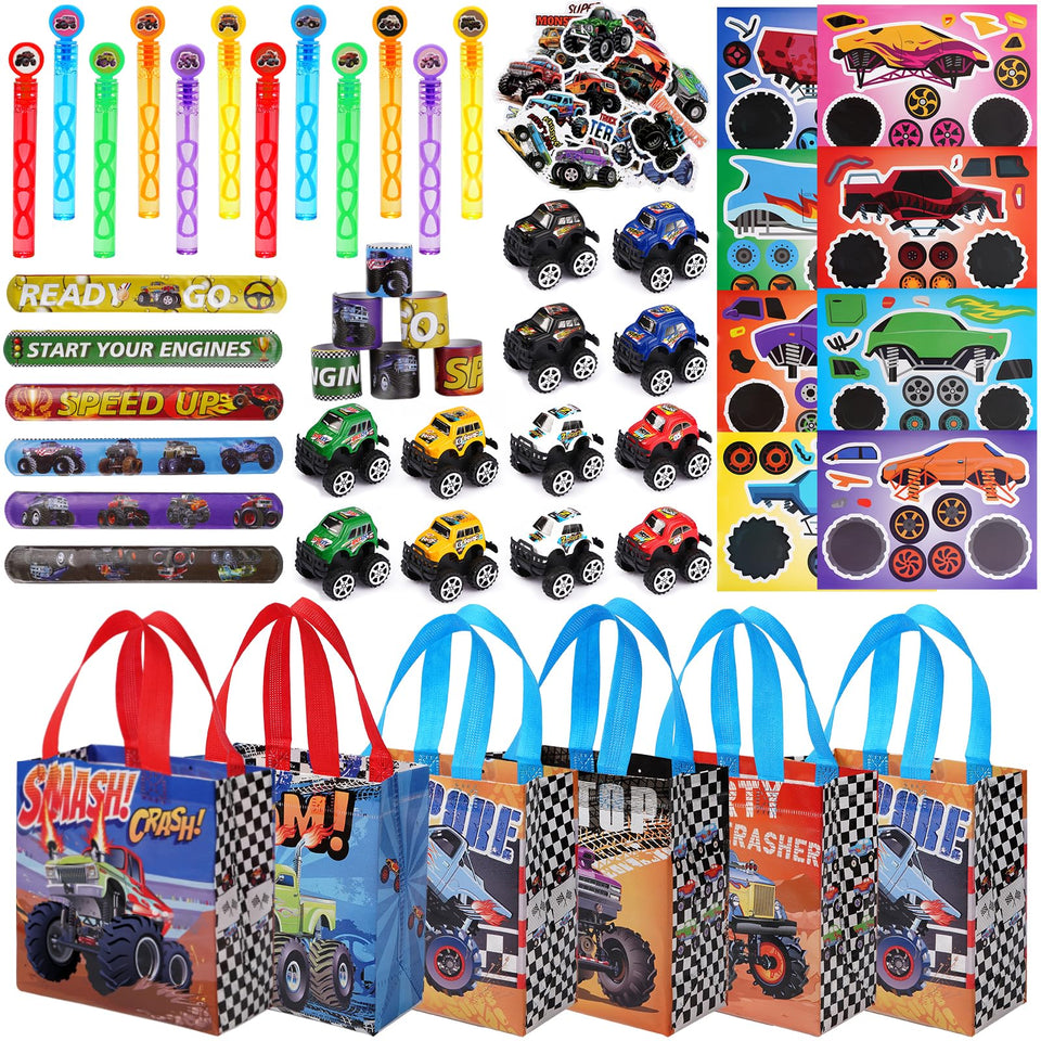 Vanblue truck party favors sticker pack for kids' celebrations.