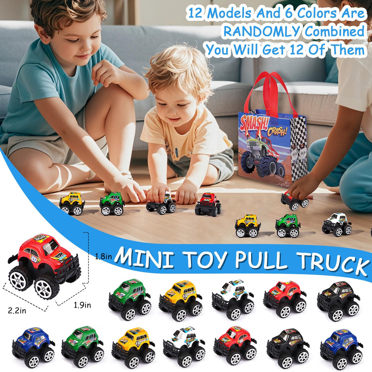 Vanblue mini truck toys spark imaginative party play.