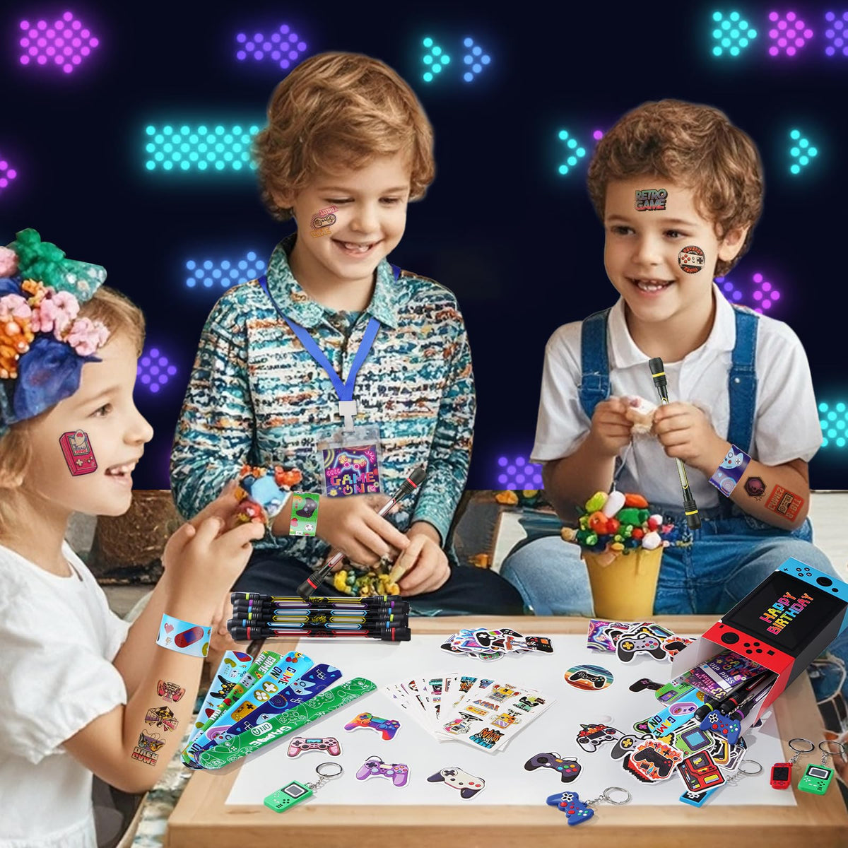 Vanblue video game keychains provide portable mementos and party flair.