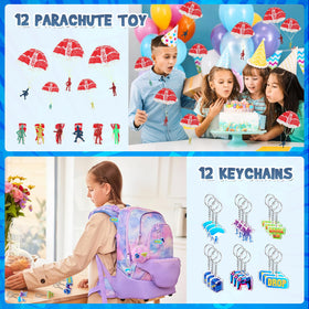 Vanblue mini parachutes for fun, hands-on play without batteries.