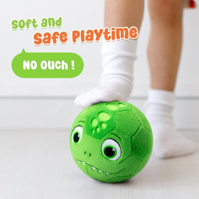 VangeBow inflatable plush baby ball set packaging for easy gifting and portability