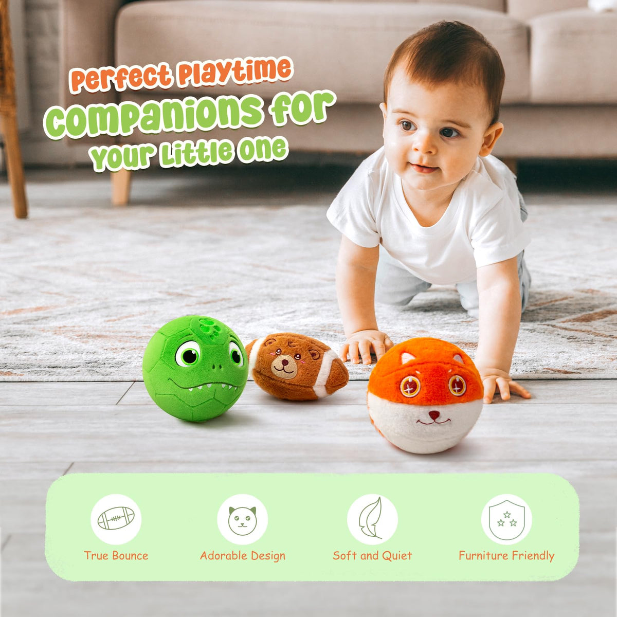 VangeBow soft basketball 5-inch dinosaur design ideal for quiet indoor fun