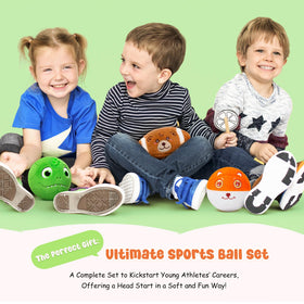 VangeBow soft football 6.5-inch fox design easy grip for little hands