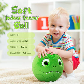 VangeBow plush ball delivers quiet play with reduced thuds.