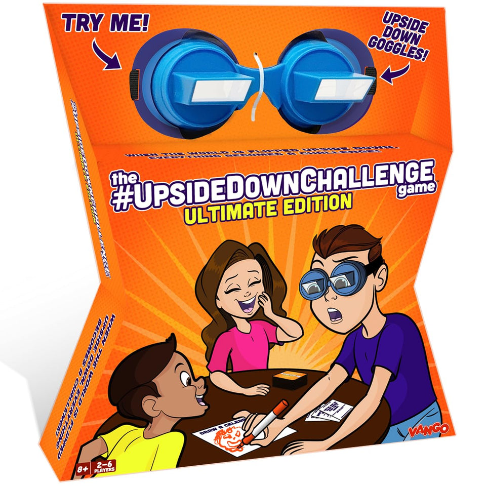 Vango UpsideDown glasses in action for a lively family play session that sparks giggles.