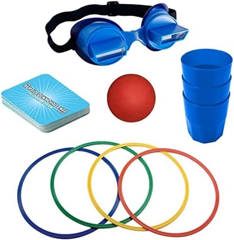Vango ball for catching and relay tasks while wearing upside-down goggles