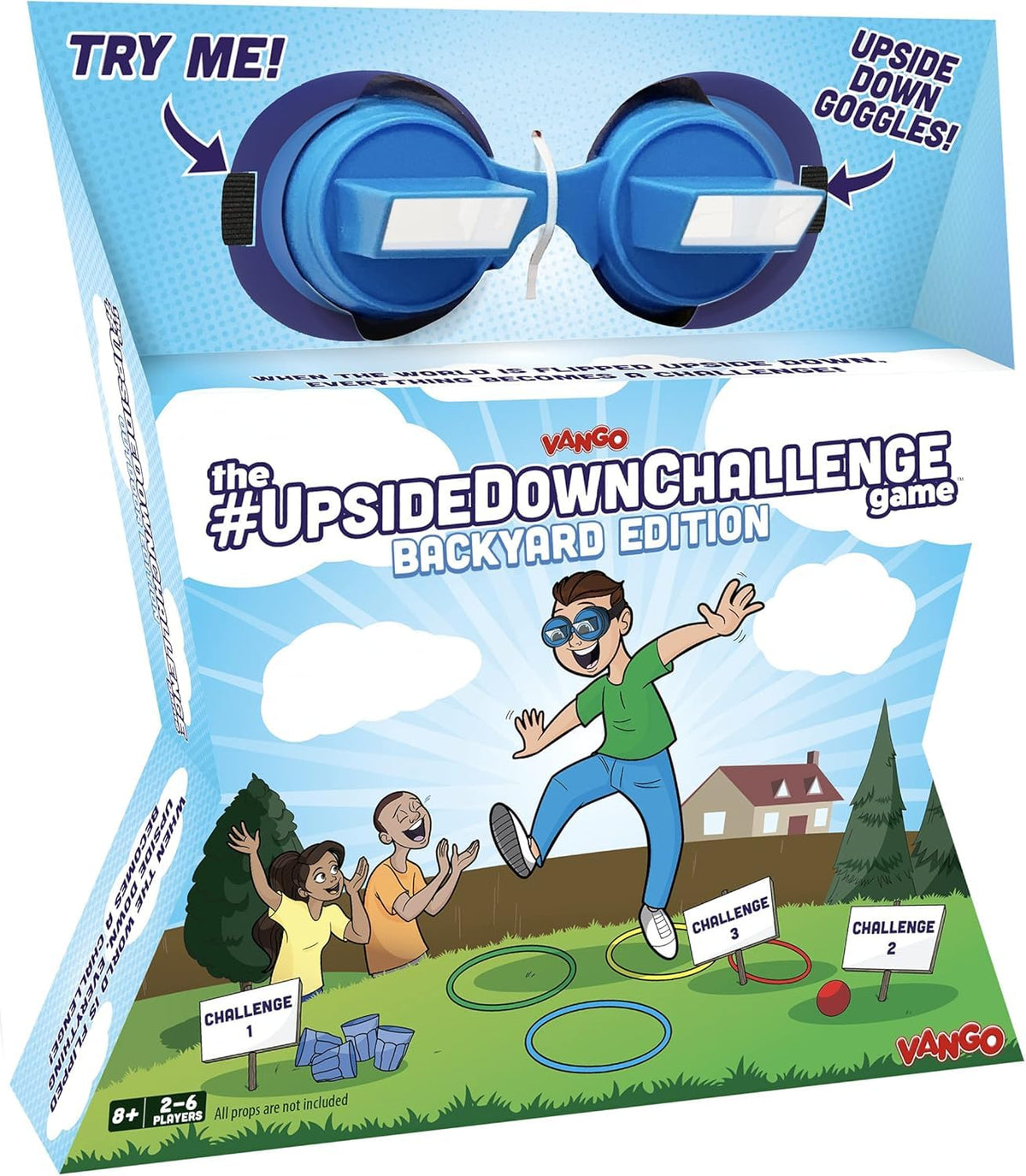 Vango cups set for tossing and relay activities in the Backyard Edition
