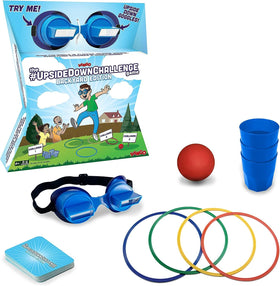 Vango UpsideDownChallenge goggles used for entertaining backyard play and vision-flip tasks