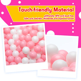 Vanland phthalate-free and BPA-free balls for bath or pool play.