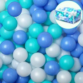 Vanland ball pit balls, 2.2-inch, multicolor, easy-to-grasp for little hands.