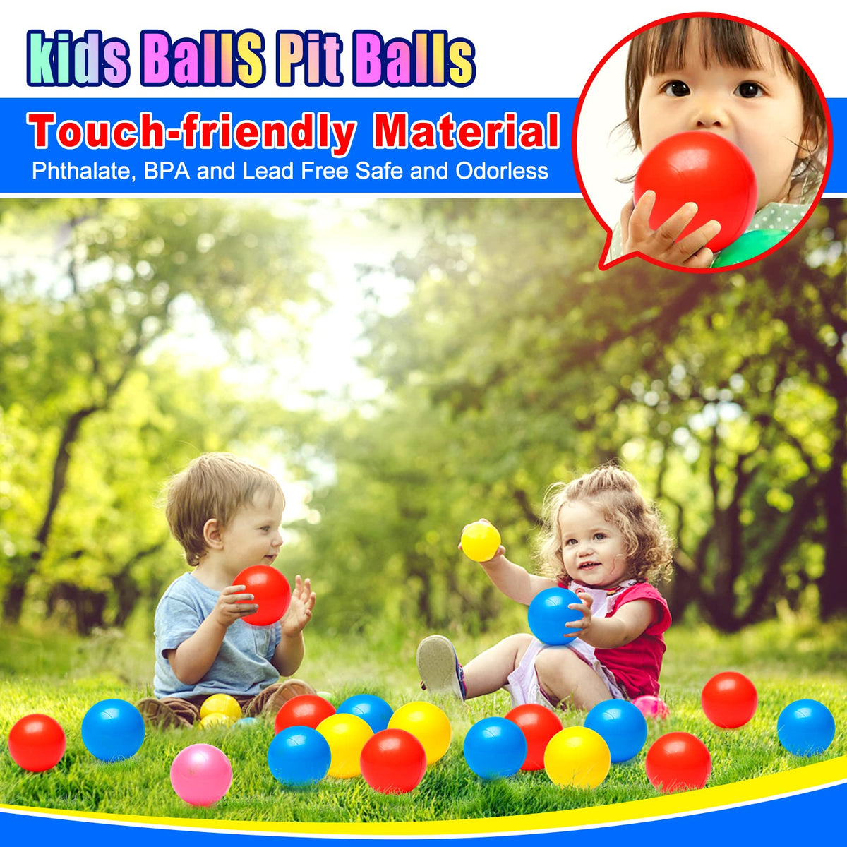 Vanland BPA-free crush-proof balls for durable use