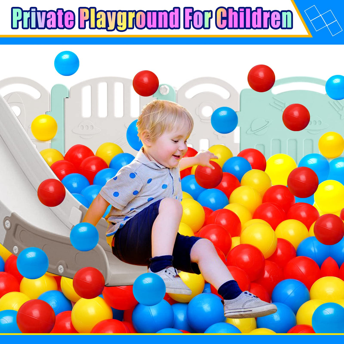 Vanland ball pit balls suitable for indoor tents and pools