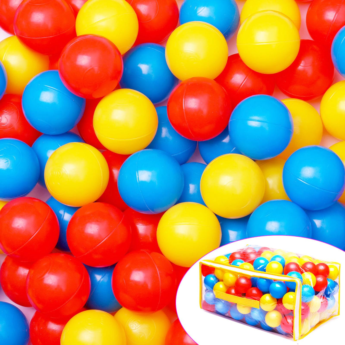 Vanland multicolor ball pit balls for safe toddler play