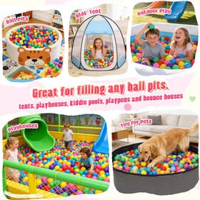 Vanland phthalate-free, BPA-free, non-PVC balls for worry-free use.