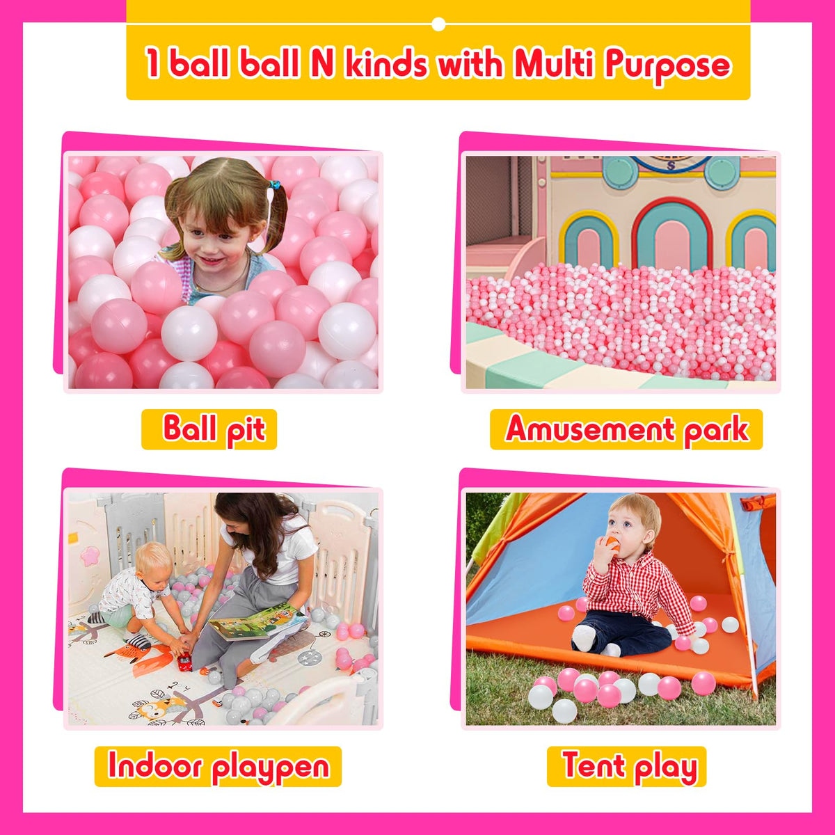 Vanland home play set with storage bag reduces clutter.