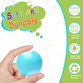Vanland Ball Pit Balls with rounded edges for gentle fingers during busy play.