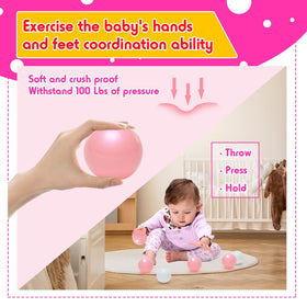 Vanland easy-to-clean balls stay fresh after playtime.