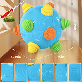 Family play with the Bumble Ball promotes shared giggles and interactive exploration.