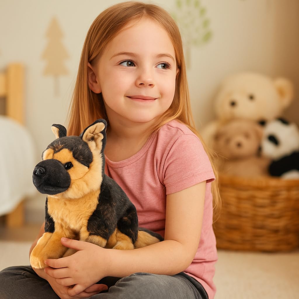 VANLINNY NEW German Shepherd plush eyes for engaging contact