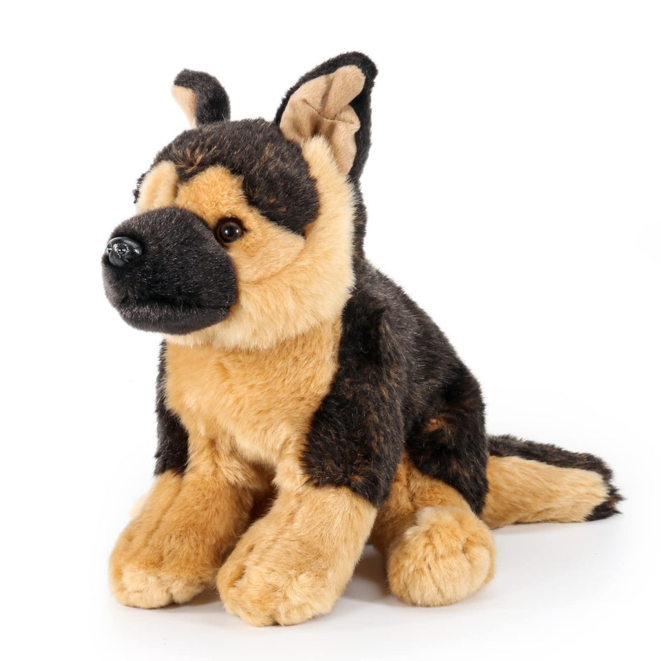VANLINNY NEW German Shepherd stuffed animal 16in plush for lifelike play and cuddling