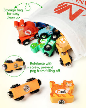 Vanmor durable wooden finish ensures long-lasting toddler use