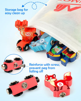 Vanmor's sturdy screws increase durability for active toddler play.