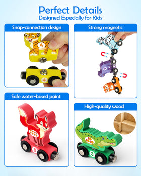 Vanmor magnetic connectors enable quick, satisfying assembly during play.