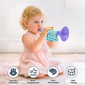 Vanplay 5-in-1 maraca adds tactile rhythm and sensory engagement for toddlers.