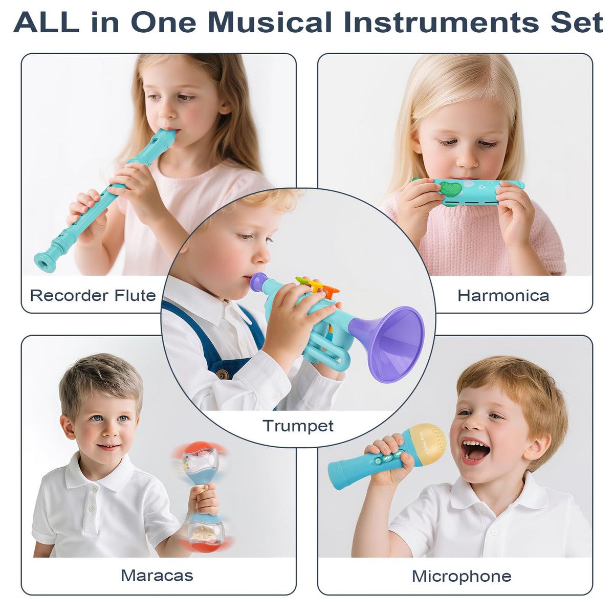 Vanplay 5-in-1 microphone offers pretend performances and group play time.