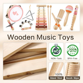 Vanplay 8-in-1 hand bells invite shimmering melodies during family sing-alongs.