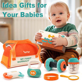 Vanplay headband toy with soft texture for baby visual tracking.