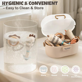 Vanplay dishwasher-safe teether for quick cleaning