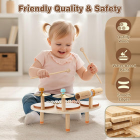 Vanplay xylophone encourages melodic exploration and bright tones in early music playtime.