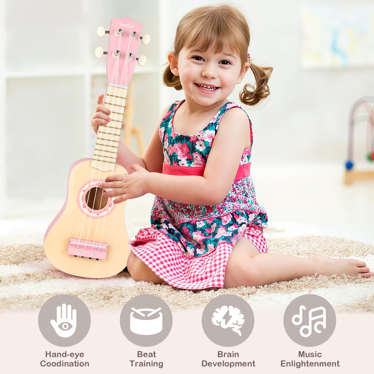Vanplay flute fosters listening skills and melodic exploration for toddlers