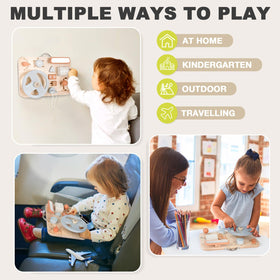 Vanplay Busy Board adjustable mirror adds reflective play
